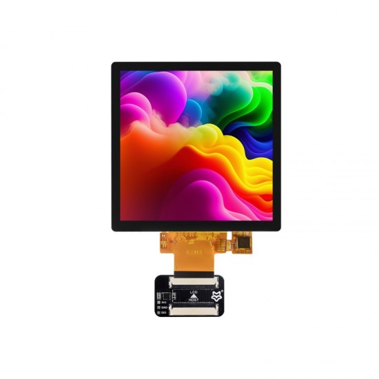 Luckfox 4inch IPS Capacitive Touch Display, 480x480, RGB Communication Interface, Compatible With Luckfox Pico Ultra Development Board