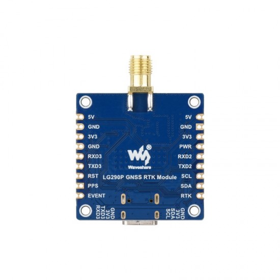 Waveshare LG290P Series Quad-band GNSS Module, Quad-band RTK Centimeter-Level Positioning, L1+L2+L5+E6 Quad-band Positioning Technology, Supports Multi-constellation Simultaneous Reception [Batter Not Included} Waveshare LG290P Series Quad-band GNSS Module, Quad-band RTK Centimeter-Level Positioning, L1+L2+L5+E6 Quad-band Positioning Technology, Supports Multi-constellation Simultaneous Reception [Batter Not Included}