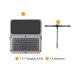 LILYGO T-Display K230 AI Development Board Kit with 4.1inch AMOLED Display & Keyboard - SX1262 868MHz LoRa Band - 8GB LPDDR4 RAM - 2MP 1080P Camera [K256-03]
