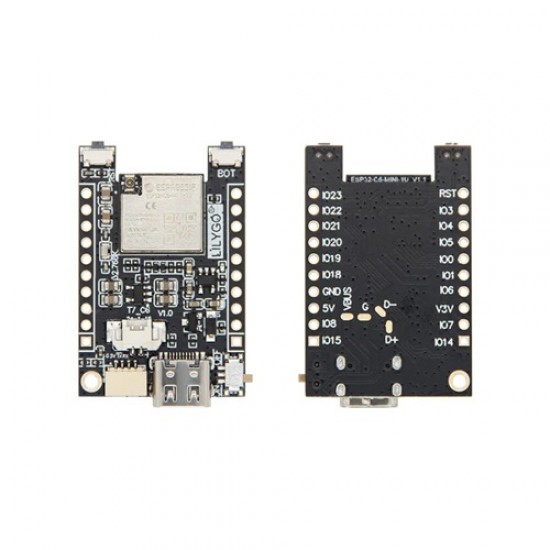 LILYGO T7-C6 ESP32-C6 Wireless Wi-Fi & Bluetooth Development Board - ESP32-C6-MINI-N1 External Antenna Module [H723]