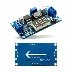 LM2596 DC-DC Buck Converter Step Down Power Supply Module with Digital Voltage Display Output 1.25V-35V - 3 Amp