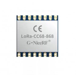 G-NiceRF LoRa-CC68 868MHz LLCC68 22dBm LoRa Wireless Module - SPI Interface And ESD Protection