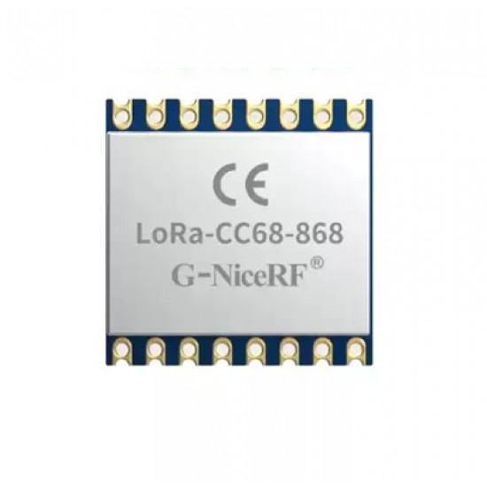 G-NiceRF LoRa-CC68 868MHz LLCC68 22dBm LoRa Wireless Module - SPI Interface And ESD Protection G-NiceRF LoRa-CC68 868MHz LLCC68 22dBm LoRa Wireless Module - SPI Interface And ESD Protection