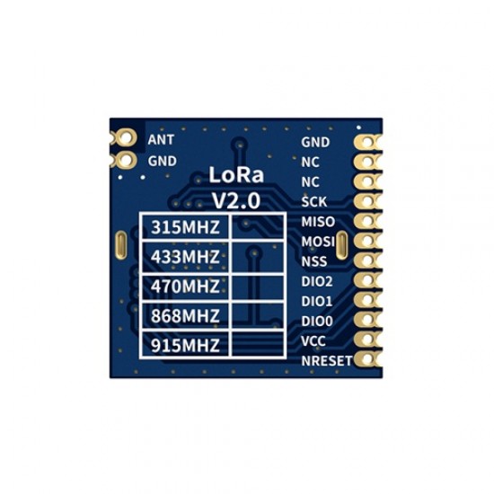 G-NiceRF LoRa1276-868 SX1276 868MHz Long Range LoRa Wireless Transceiver Module with ESD Protection G-NiceRF LoRa1276-868 SX1276 868MHz Long Range LoRa Wireless Transceiver Module with ESD Protection