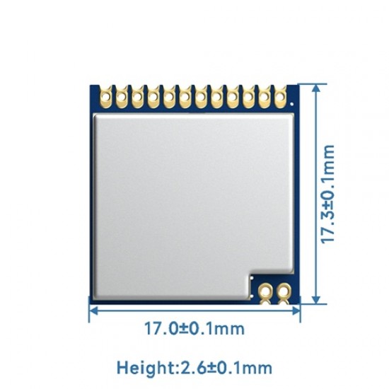 G-NiceRF LoRa1276-868 SX1276 868MHz Long Range LoRa Wireless Transceiver Module with ESD Protection G-NiceRF LoRa1276-868 SX1276 868MHz Long Range LoRa Wireless Transceiver Module with ESD Protection
