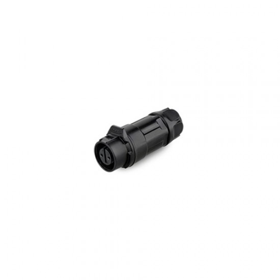 CNLINKO LP-12-J02PP-02-001 LP-12 Series 2-Pin Female Waterproof Circular Cable Connector Socket, IP67, 125V 5A, Solder Type