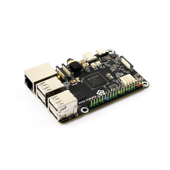 Luckfox Aura 4GB Ram + No eMMC High-Performance Linux Development Board, Rockchip RV1126B Quad-Core 1.6GHz Processor, 3 TOPS Computing Power, 4K Encoding And Decoding, Dual Band Wi-Fi 6 & BLE 5.4