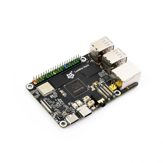 Luckfox Aura 1GB Ram + 8GB eMMC High-Performance Linux Development Board, Rockchip RV1126B Quad-Core 1.6GHz Processor, 3 TOPS Computing Power, 4K Encoding And Decoding, Dual Band Wi-Fi 6 & BLE 5.4 Luckfox Aura 1GB Ram + 8GB eMMC High-Performance Linux Development Board, Rockchip RV1126B Quad-Core 1.6GHz Processor, 3 TOPS Computing Power, 4K Encoding And Decoding, Dual Band Wi-Fi 6 & BLE 5.4