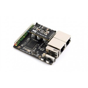 Luckfox Lume High-Performance Linux Development Board, Based On The Allwinner T153 Multi-core Heterogeneous Industrial Processor, Dual Gigabit Ethernet Ports, 128MB DDR3 Memory And 256MB Flash, With POE Module