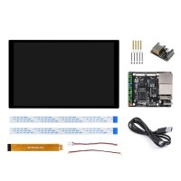 Luckfox Lume-LCD-Kit-B 128MB DDR3 RAM And 256MB Flash, High-Performance Linux Development Board, Based On The Allwinner T153 Multi-core Heterogeneous Industrial Processor, Dual Gigabit Ethernet Ports, With PoE Module & 10.1inch DSI LCD A