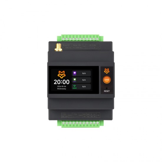 Luckfox Lyra Programmable Logic Controller, Based On RK3506B,Triple-Core ARM Cortex-A7, Onboard 1.9inch LCD Touchscreen And Dual 100Mbps Ethernet Ports, Standard Version