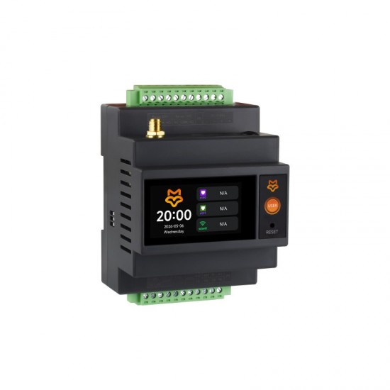 Luckfox Lyra Programmable Logic Controller, Based On RK3506B,Triple-Core ARM Cortex-A7, Onboard 1.9inch LCD Touchscreen And Dual 100Mbps Ethernet Ports, Standard Version