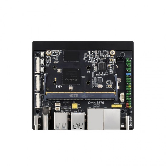 Luckfox Core3576 Edge Computing Development Board, Based On Rockchip RK3576 Octa-Core 2.2GHz Processor, Features A big.LITTLE Architecture, 6 TOPS Computing Power NPU, 4GB Ram & 32GB eMMC