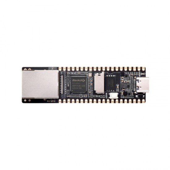 LuckFox Pico Plus RV1103 Linux Micro Development Board, Integrates ARM Cortex-A7/RISC-V MCU/NPU/ISP Processors, With Ethernet Port - Without Pin Header