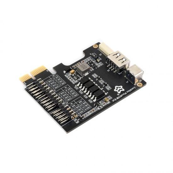 Luckfox PicoKVM Ext Expansion Board, Compatible With PCIe ×1 / ×4 / ×8 / ×16 Slots, Adapting Motherboard USB Ports, Works With Luckfox PicoKVM For Remote Power Management Luckfox PicoKVM Ext Expansion Board, Compatible With PCIe ×1 / ×4 / ×8 / ×16 Slots, Adapting Motherboard USB Ports, Works With Luckfox PicoKVM For Remote Power Management