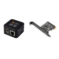 Luckfox PicoKVM Lightweight IP KVM Remote Management Tool, Supports 1920 × 1080@60fps HDMI Video Input And HID Signal Output For Device Control with Luckfox PicoKVM Extension board