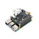 Waveshare PCIe To M.2 HAT With I2S Audio Extension For Raspberry Pi, Supports NVMe Protocol Solid State Drive, Onboard 3.5mm Headphone Jack And RCA Connector, Driver-free