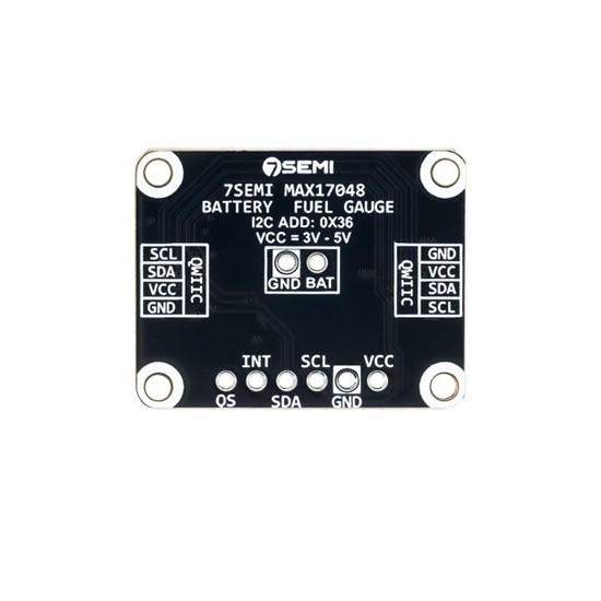 MAX17048 LiPoly - LiIon Fuel Gauge and Battery Monitor Breakout (BO-10144) MAX17048 LiPoly - LiIon Fuel Gauge and Battery Monitor Breakout (BO-10144)