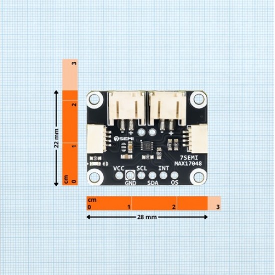 MAX17048 LiPoly - LiIon Fuel Gauge and Battery Monitor Breakout (BO-10144) MAX17048 LiPoly - LiIon Fuel Gauge and Battery Monitor Breakout (BO-10144)