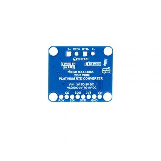 PT100 RTD 3-Wire Temperature Sensor Amplifier Breakout Board - MAX31865 PT100 RTD 3-Wire Temperature Sensor Amplifier Breakout Board - MAX31865