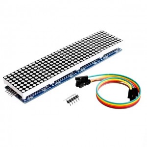 MAX7219 Dot Matrix Module 4-in-1 Display - 32 x 8 Green 3mm LEDs MAX7219 Dot Matrix Module 4-in-1 Display - 32 x 8 Green 3mm LEDs