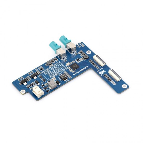 2-Ch GMSL Camera Adapter Board, Equipped With MAX9296A Deserializer, High-Speed And Low-Latency Serial Transmission, Compatible With Raspberry Pi 5 and Jetson Orin Nano/NX