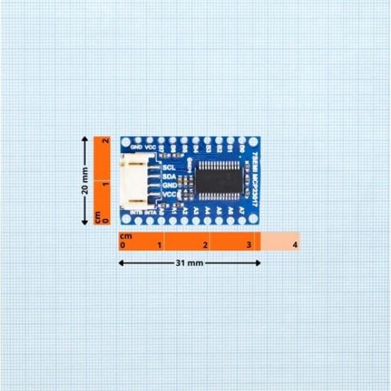 MCP23017 I2C to 16 IO Expander Breakout (BO-10180) MCP23017 I2C to 16 IO Expander Breakout (BO-10180)