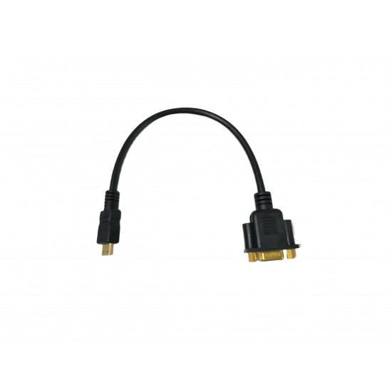 Mini HDMI to VGA Cable - 19CM