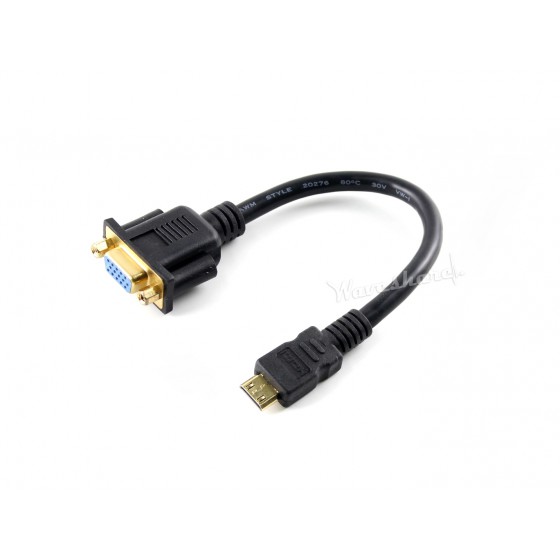 Adaptador vga a online mini hdmi