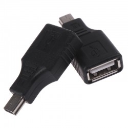 USB Female to Mini USB Male 5 Pin Coupler / Joiner/ Extender/ Adapter USB Female to Mini USB Male 5 Pin Coupler / Joiner/ Extender/ Adapter