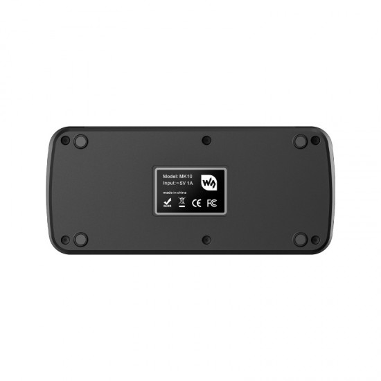Waveshare MK10 Multi-Functional AI Voice Control Panel, Onboard 10 × 0.85inch Mechanical LCD Macro Keys And A 2.01inch Secondary Screen, Linux + QMK Dual-system Architecture, Stream Controller Deck, Stream Accessories [Black Color]