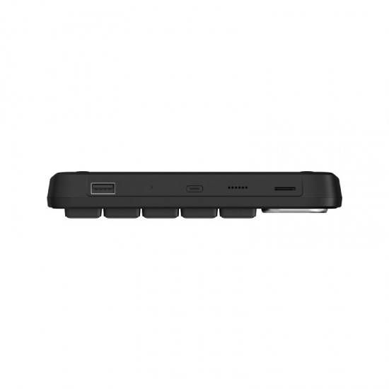 Waveshare MK10 Multi-Functional AI Voice Control Panel, Onboard 10 × 0.85inch Mechanical LCD Macro Keys And A 2.01inch Secondary Screen, Linux + QMK Dual-system Architecture, Stream Controller Deck, Stream Accessories [Black Color]