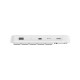 Waveshare MK10 Multi-Functional AI Voice Control Panel, Onboard 10 × 0.85inch Mechanical LCD Macro Keys And A 2.01inch Secondary Screen, Linux + QMK Dual-system Architecture, Stream Controller Deck, Stream Accessories [white Color]