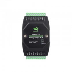 Industrial Modbus RTU 8-Ch Analog Current Output Module, 0-20mA Output