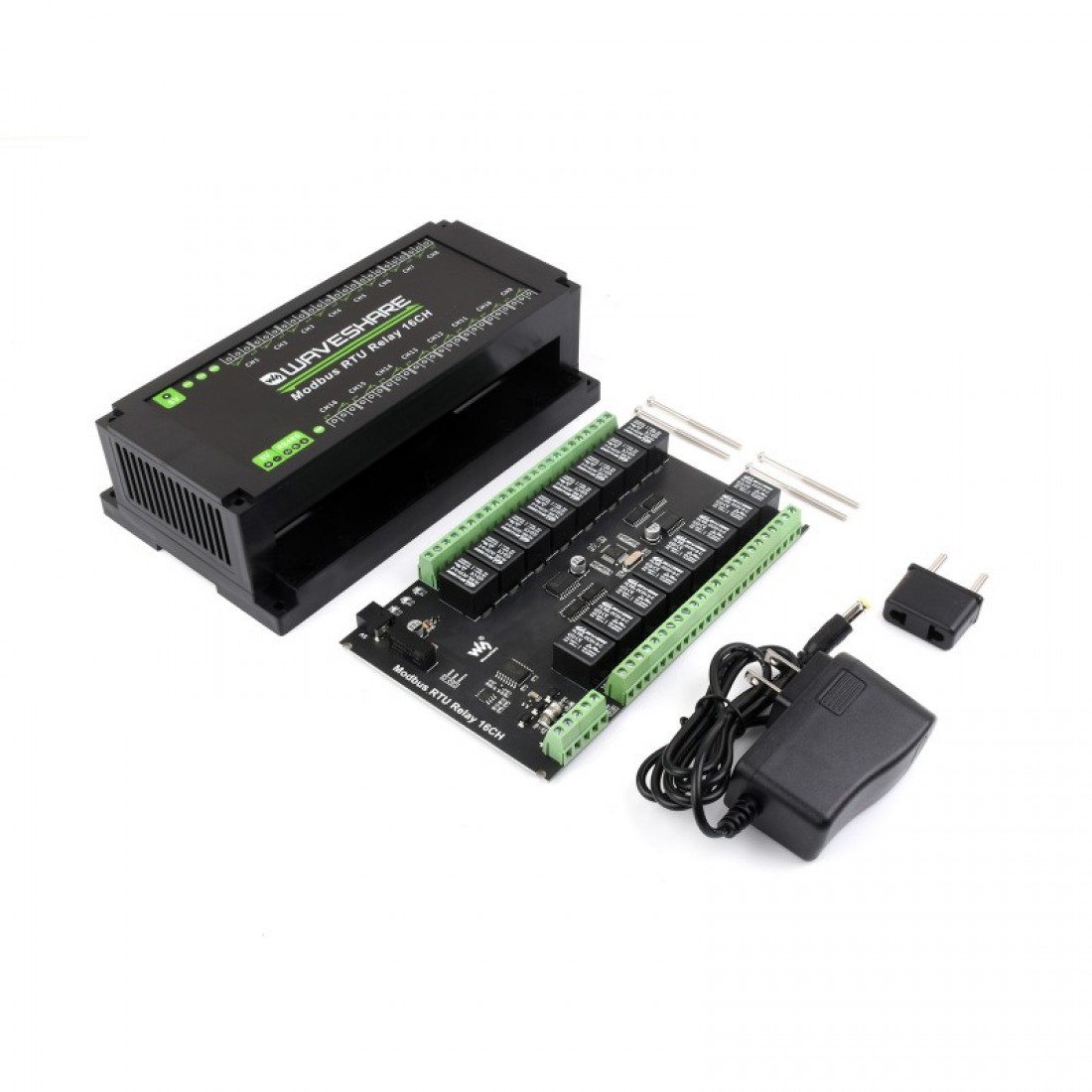 Buy Modbus RTU 16-Ch Relay Module, RS485 Interface, With Multiple ...