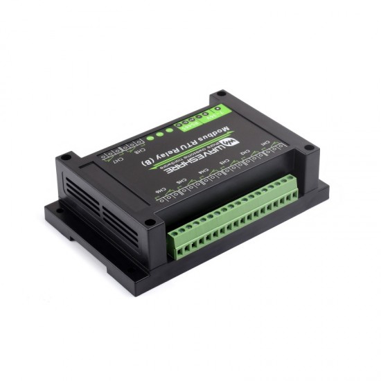 Industrial Modbus RTU 8-Ch Relay Module (B) with RS485 Interface, Multi Isolation Protection Circuits, 7~36V Power Supply