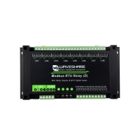 Waveshare Industrial Modbus RTU 8-ch Relay Module (D) With Digital Input and RS485 Interface, Multi Isolation Protection Circuits, 7~36V Power Supply
