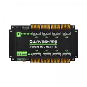 Waveshare Industrial Modbus RTU 8-ch Relay Module (E) with RS485 Interface, 30A High Current, Multi Isolation Protection Circuits, Rail-mounted Case Waveshare Industrial Modbus RTU 8-ch Relay Module (E) with RS485 Interface, 30A High Current, Multi Isolation Protection Circuits, Rail-mounted Case