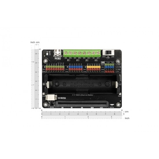 DF ROBOT Multi Function Expansion Board for UNIHIKER M10 / K10 & micro:bit (Power & Motion) (MPN: DFR1216-1) DF ROBOT Multi Function Expansion Board for UNIHIKER M10 / K10 & micro:bit (Power & Motion) (MPN: DFR1216-1)