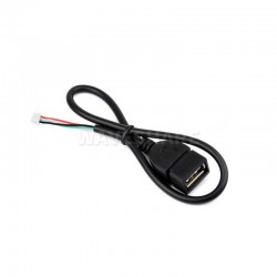 MX1.25 4Pin To USB Cable, USB Type-A Female Port, Approx. 30cm Total Length MX1.25 4Pin To USB Cable, USB Type-A Female Port, Approx. 30cm Total Length
