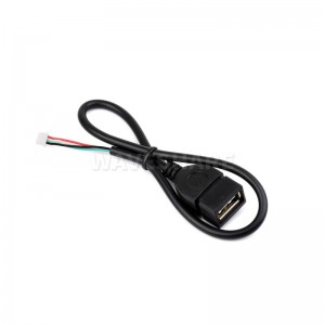 MX1.25 4Pin To USB Cable, USB Type-A Female Port, Approx. 30cm Total Length MX1.25 4Pin To USB Cable, USB Type-A Female Port, Approx. 30cm Total Length