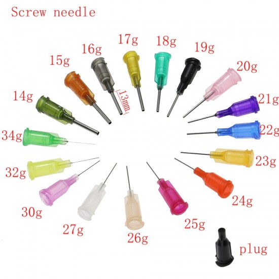 Syringe Needle for Soldering Paste / Flux Dispenser - 23G 0.33mm Inner Dia