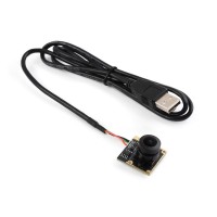 Waveshare OS05A20 5MP USB Camera Module Type B, Supports USB2.0 Port, Onboard Single Microphone, 175° Wide-Angle Lens