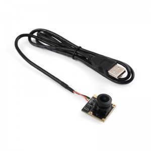 Waveshare OS05A20 5MP USB Camera Module Type B, Supports USB2.0 Port, Onboard Single Microphone, 175° Wide-Angle Lens