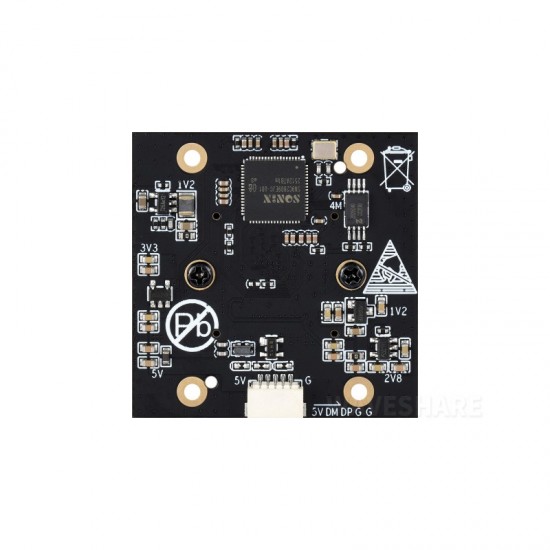 Waveshare OS08A10 8MP M12 USB Camera Module, OS08A10 Sensor Chip, USB2.0 Port, Better Sensitivity In Low-Light Condition, Easy To Use Waveshare OS08A10 8MP M12 USB Camera Module, OS08A10 Sensor Chip, USB2.0 Port, Better Sensitivity In Low-Light Condition, Easy To Use