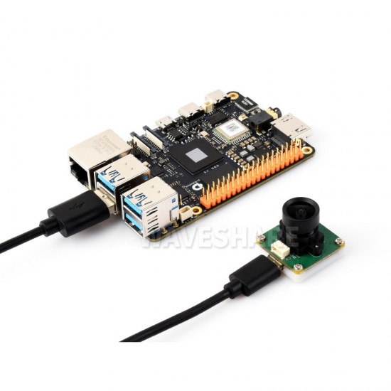 Waveshare OV2735 2MP USB Camera (A), Supports USB2.0 Type-C Port And SH1.0 4PIN Header