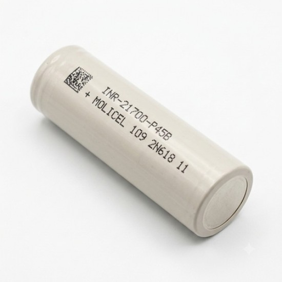 Molicel INR21700 P45B 4500mAh 3.6V 21700 Rechargeable Li-ion Battery Cell – High Power 45A Discharge Battery Molicel INR21700 P45B 4500mAh 3.6V 21700 Rechargeable Li-ion Battery Cell – High Power 45A Discharge Battery
