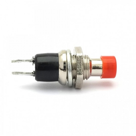 PBS -110 Red Push Button Press Switch with Threaded Mount and Dual Terminals PBS -110 Red Push Button Press Switch with Threaded Mount and Dual Terminals