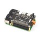 PCIe To 2-Ch SATA Adapter For Raspberry Pi 5, Supports SATA Hard Drive Protocol, Onboard Dual LED Indicators And EEPROM, HAT + Standard, Driver-free, Plug And Play
