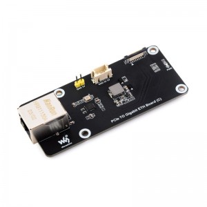 PCIe TO Gigabit ETH Board (C) For Raspberry Pi 5, Supports Raspberry Pi OS, Driver-Free, Plug And Play, Raspberry Pi 5 PCIe Adapter PCIe TO Gigabit ETH Board (C) For Raspberry Pi 5, Supports Raspberry Pi OS, Driver-Free, Plug And Play, Raspberry Pi 5 PCIe Adapter